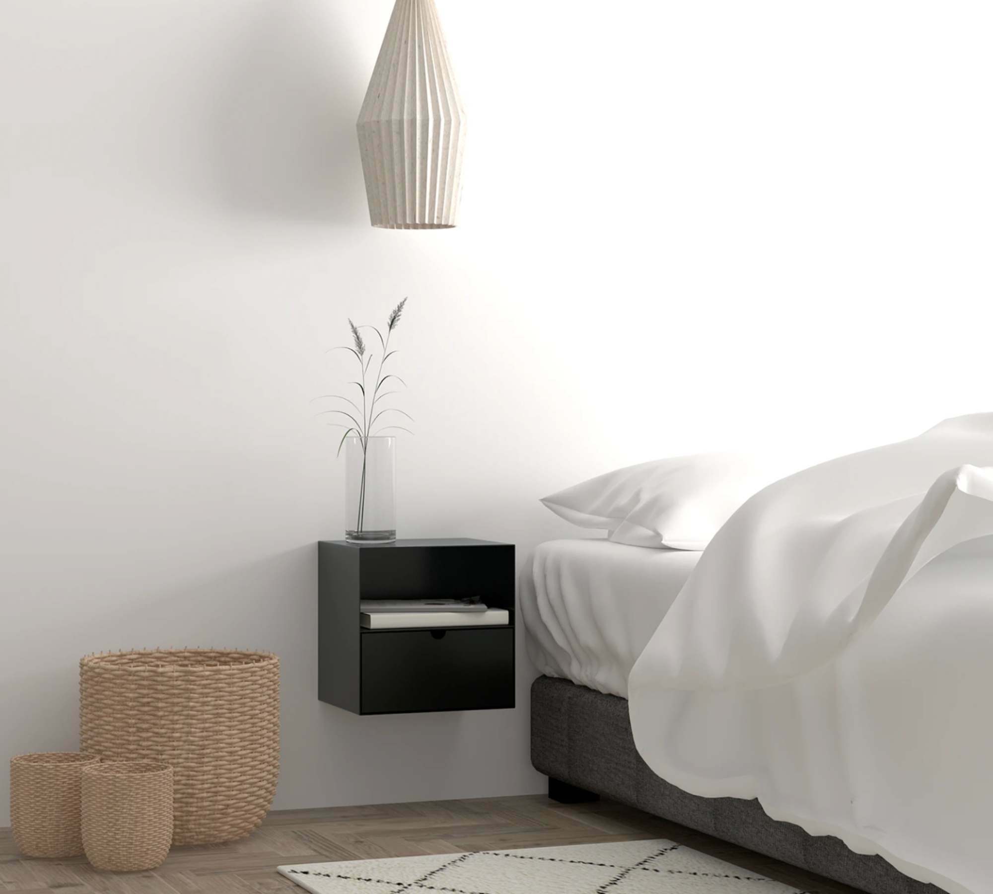 Chest of drawers MDF Iron Black 7