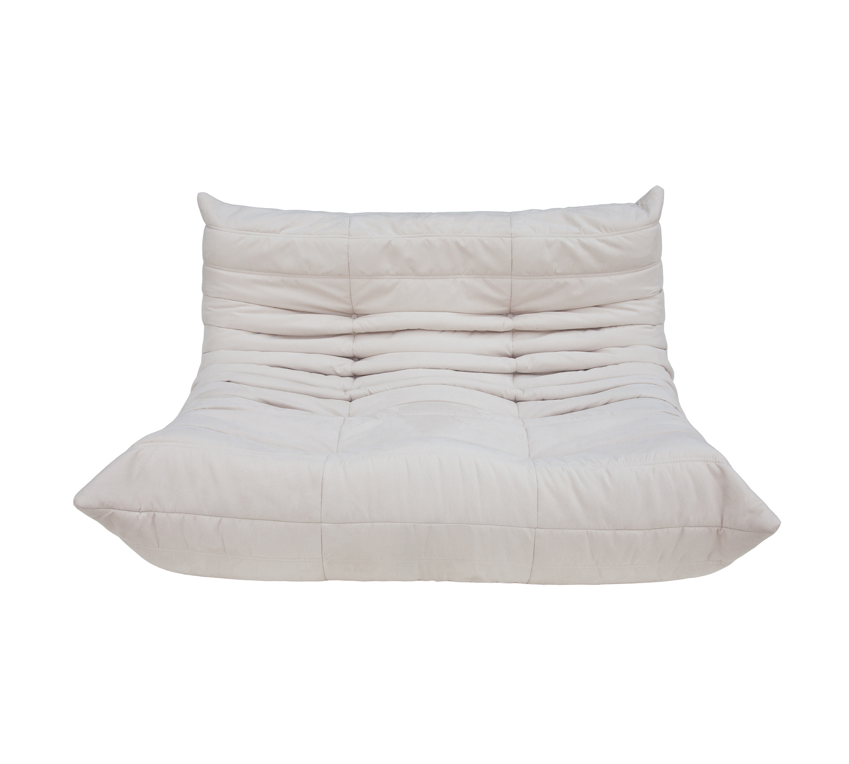 Togo Sofa 2-Seater & Corner Sofa Textile Off-White 0