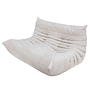 Togo Sofa 2-Seater & Corner Sofa Textile Off-White 1