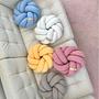 Knot cushion textile pink 4
