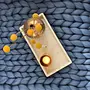 Cosima Chunky Knit Wolldecke Merinowolle Rauchblau 4