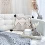 Lands & Pits Fringe Cushion cover Cotton Natural 0