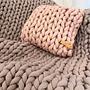 Pillow Cotton Chunky Knit Mauve 0