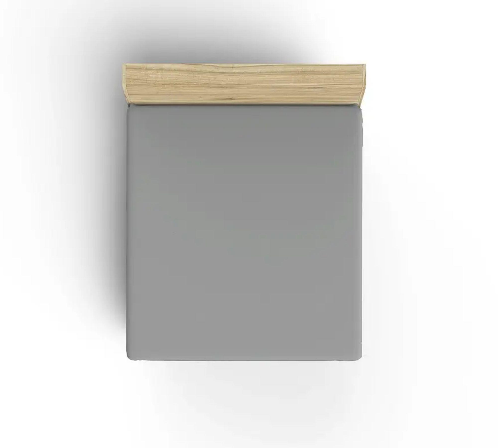 Fitted sheet Cotton Dark Grey 100cm x 200cm 2