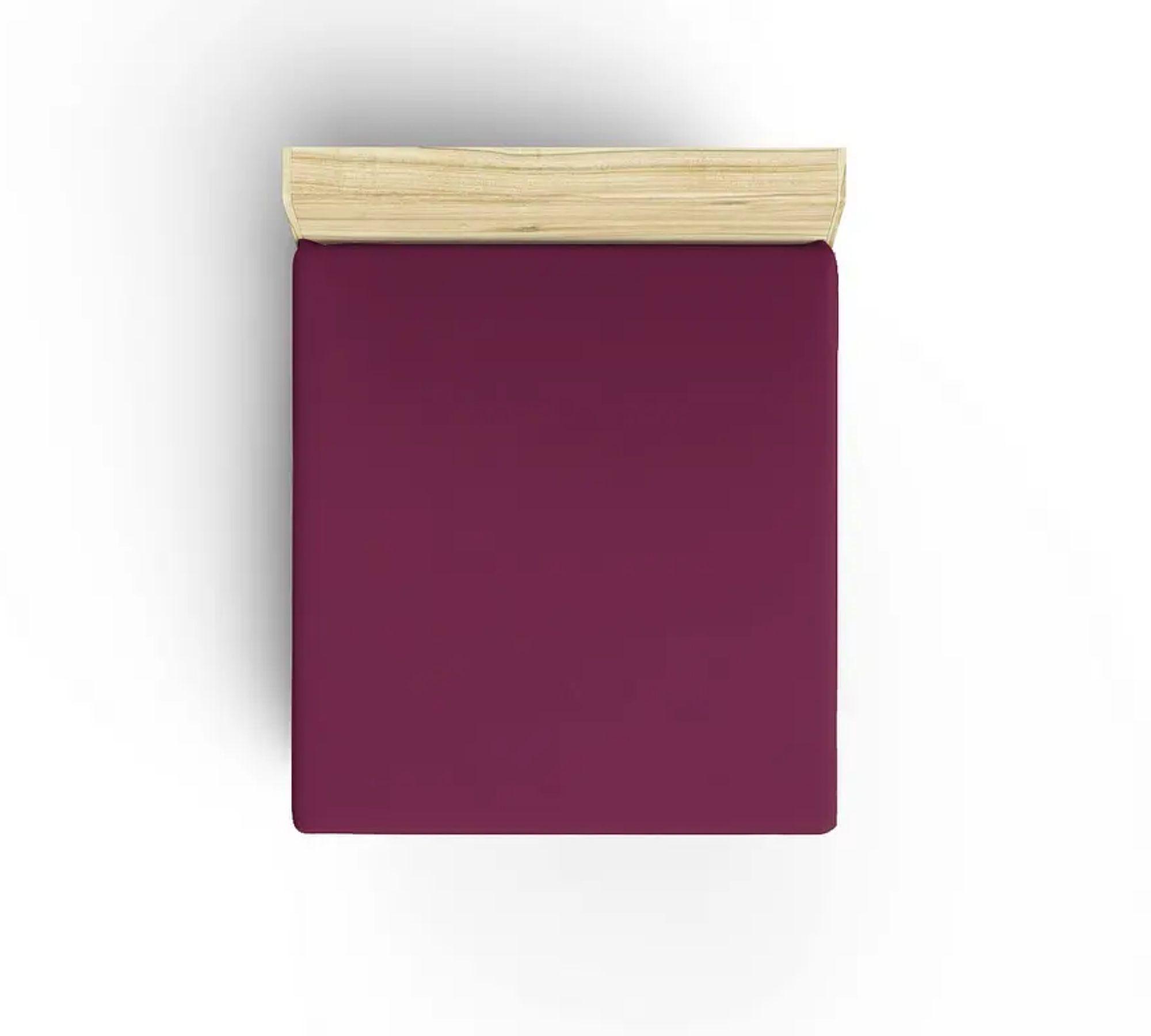 Fitted sheet cotton Purple 100cm x 200cm 1