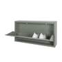 Schuhschrank Metall Grau 1