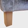 Sofa 2-seater velvet taupe 5