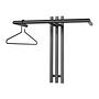 Wandgarderobe Metall Schwarz 0