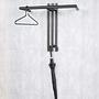 Wandgarderobe Metall Schwarz 2