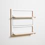 Fläpps Wall Shelf Wood Black 80 x 80cm 2