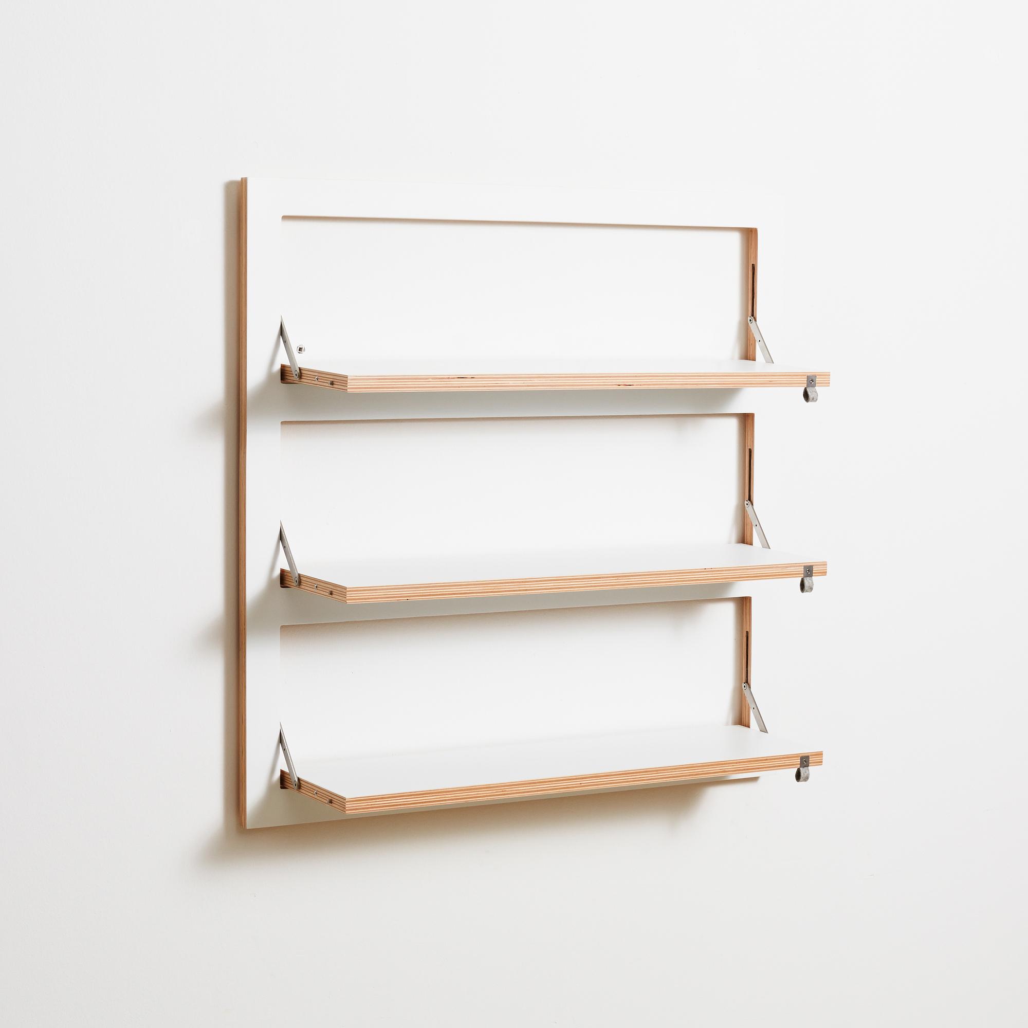 Fläpps Wall Shelf Wood Black 80 x 80cm 4