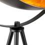 Stehlampe 1-flammig Aluminium Lakiert Schwarz 1
