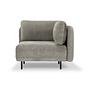 Ellis Eckmodul Removable Armrest Planet Grey Green 0