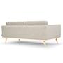 Johan Sofa 3-Sitzer Agnes Brown 2