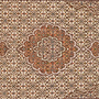 Tabriz Raj Tappeto Marrone 2