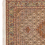 Tabriz Raj Tappeto Marrone 1