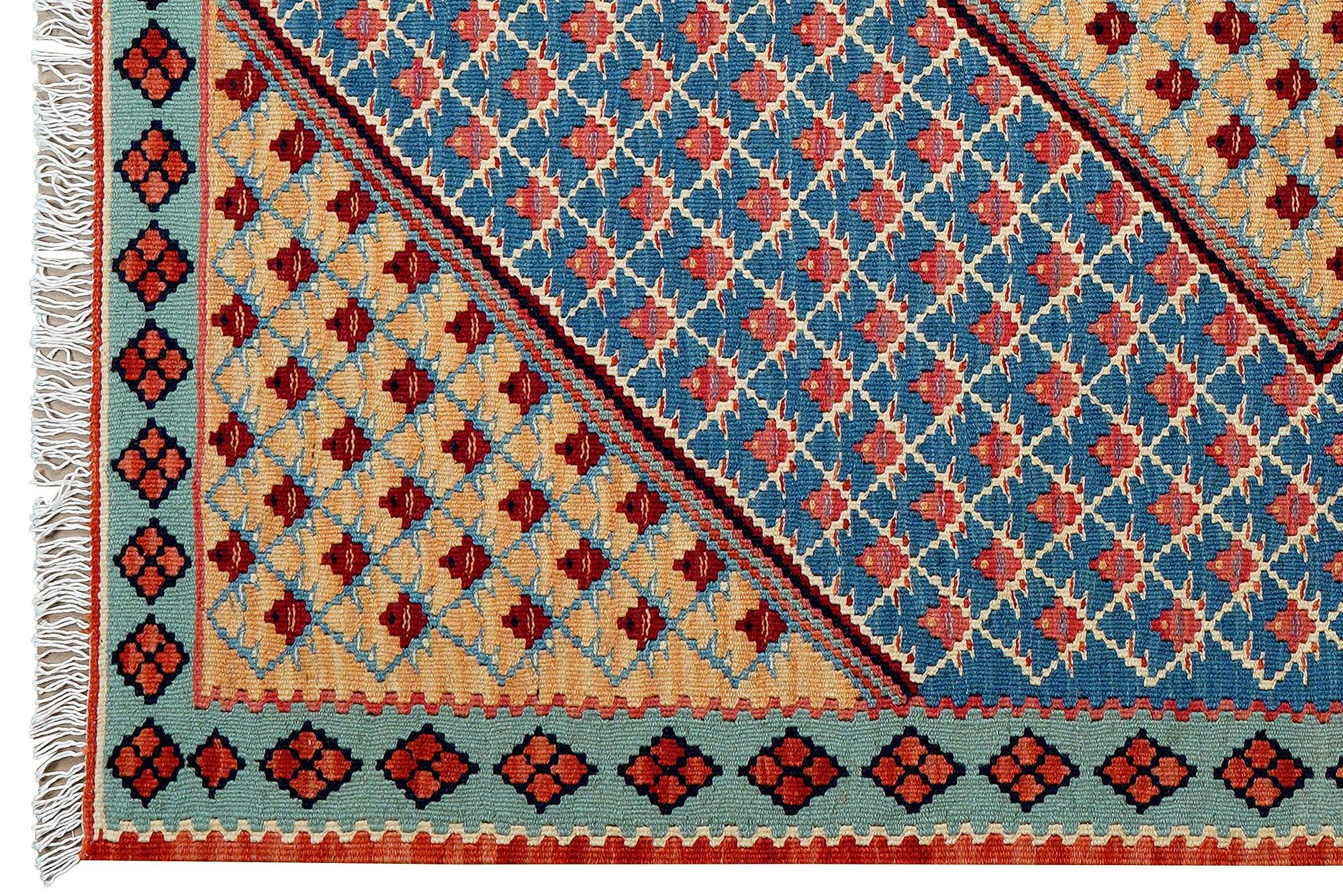 Kelim Senneh 151x108cm Bunt 1