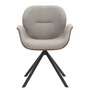 Armchair Webbing Fabric Grey Brown 0
