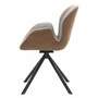 Armchair Webbing Fabric Grey Brown 2
