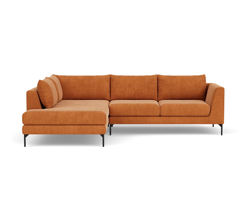 Noa Corner Sofa Chaise Lounge Left Danny Amber 0