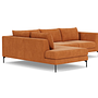 Noa Corner Sofa Chaise Lounge Left Danny Amber 1