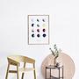 Moon Phases Art Print Multicolored 2