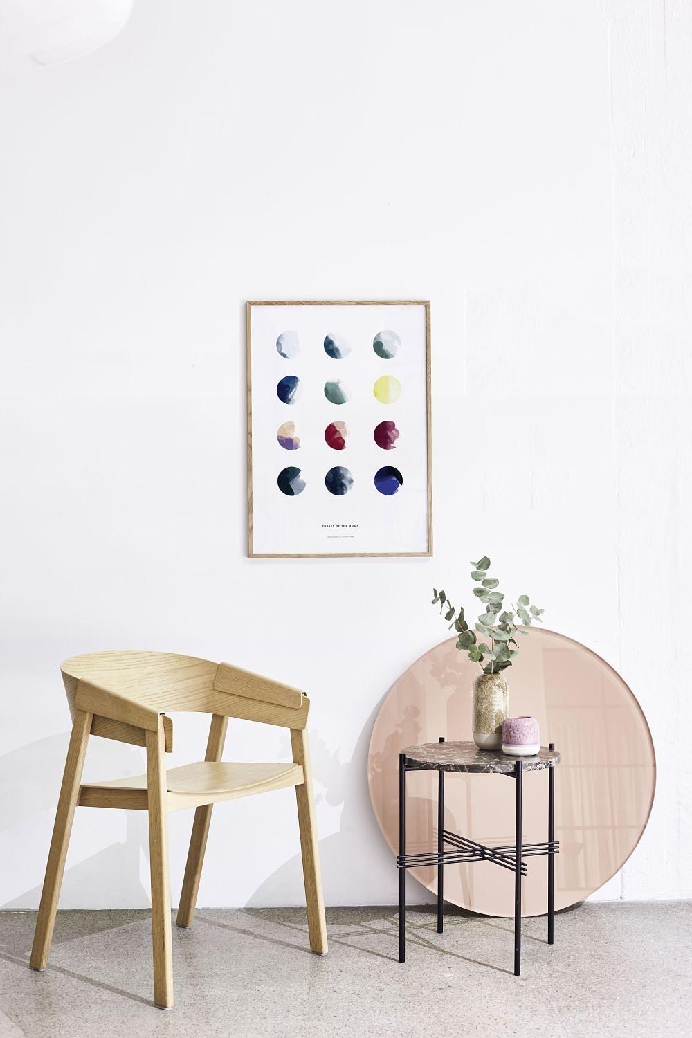 Moon Phases Art Print Multicolored 2