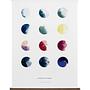 Moon Phases Art Print Multicolored 0
