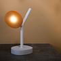 Ivy Battery Table Lamp Metal White 2