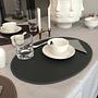 Placemat Leather Grey 1