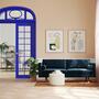 Henry 3-Sitzer Sofa Velour Lux Navy 5