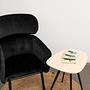 Lulo Side Table Metal Wood Black 4