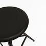 Kuky Basso Nero Hocker Metall Holz Schwarz 1