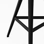 Kuky Basso Nero Stool Metal Wood Black 2
