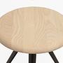 Kuky Basso Neutro Stool Metal Wood Black 1