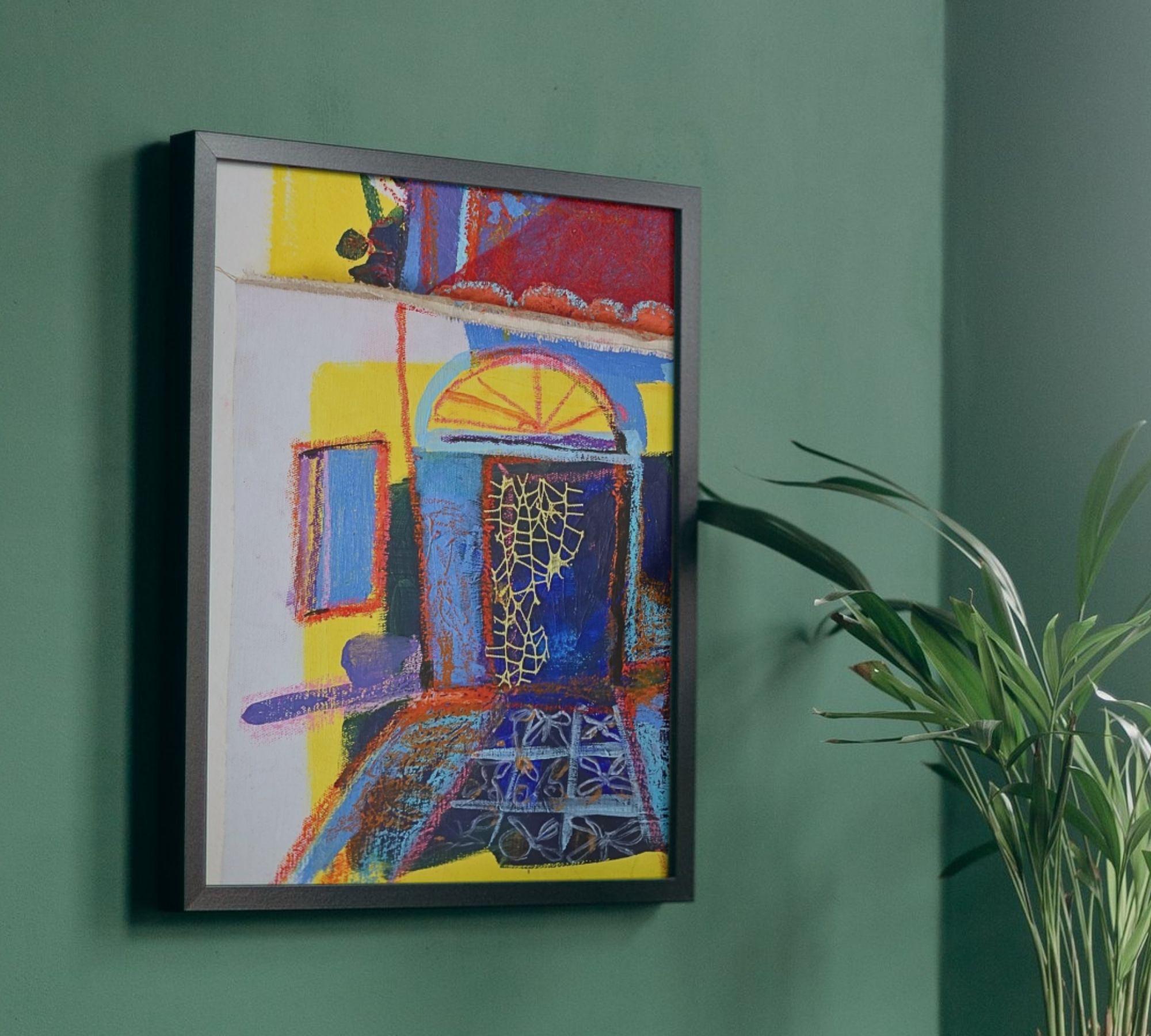 La Puerta Del Riad Art Print Multicolored 0