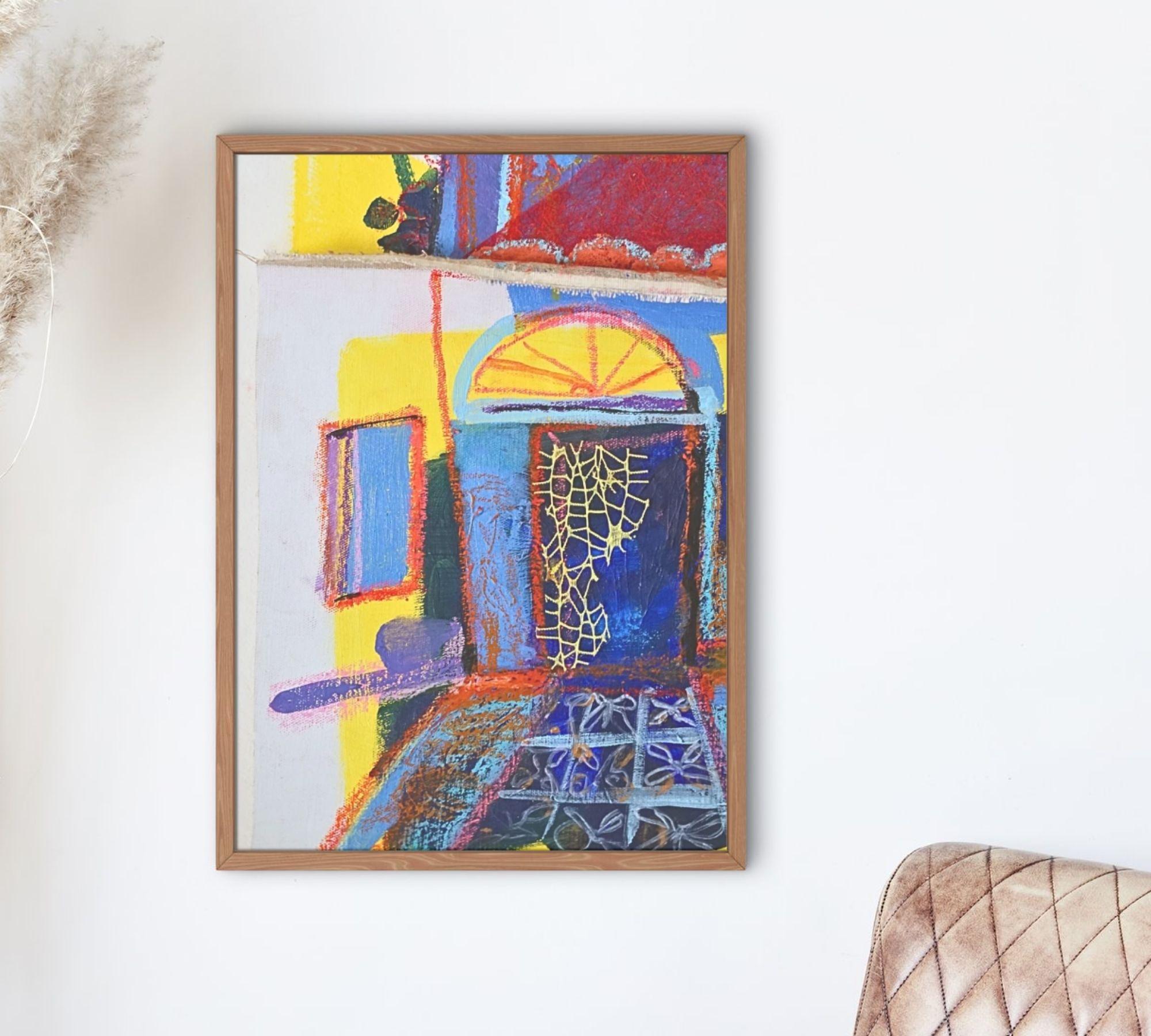 La Puerta Del Riad Kunstdruck Mehrfarbig 1