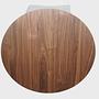 Hubert Coffee table Walnut Ø 60cm 3