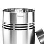 Slice Trash can Stainless Steel Matt Height 38cm 65156 1
