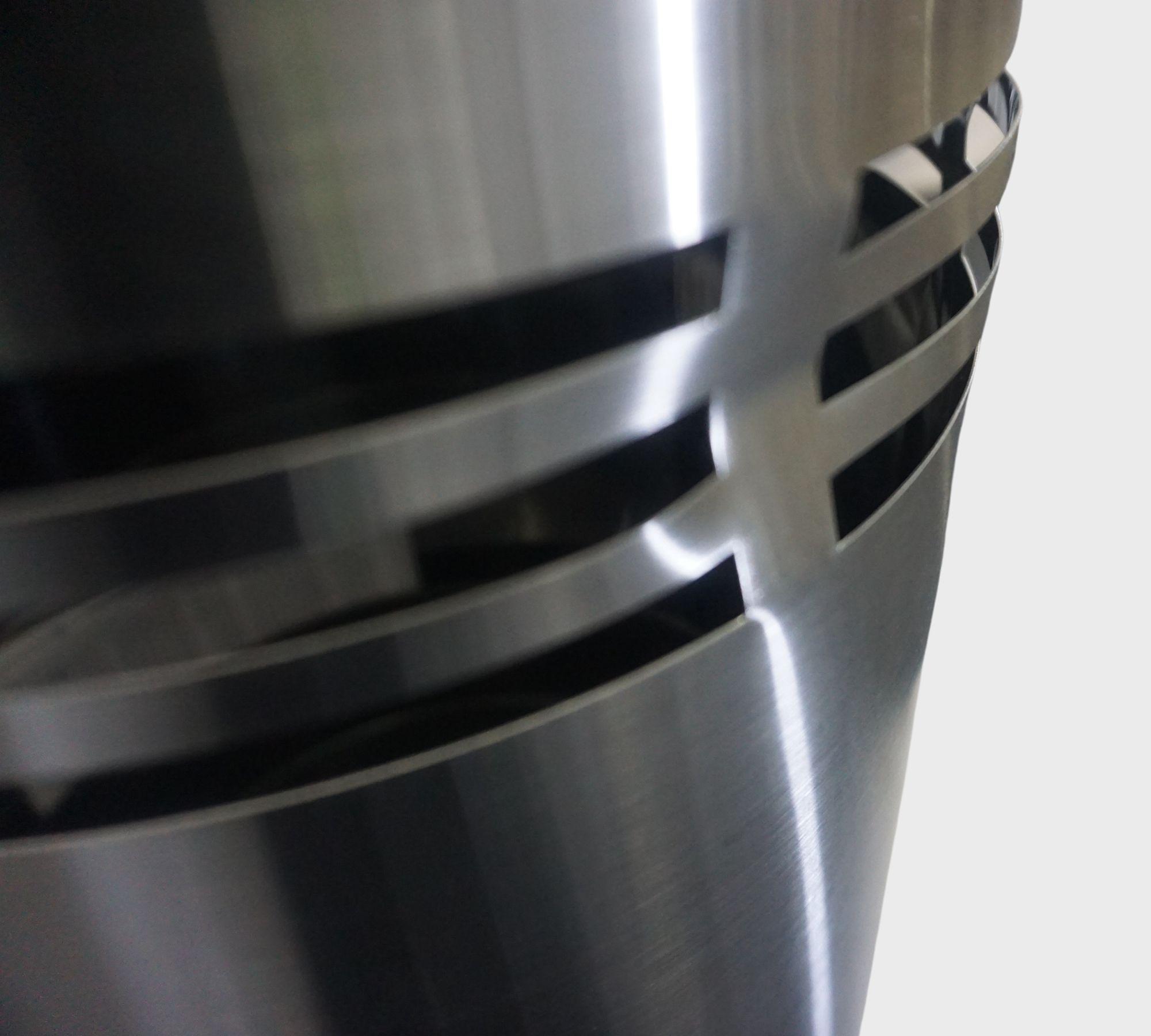 Slice Trash can Stainless Steel Matt Height 38cm 65156 3