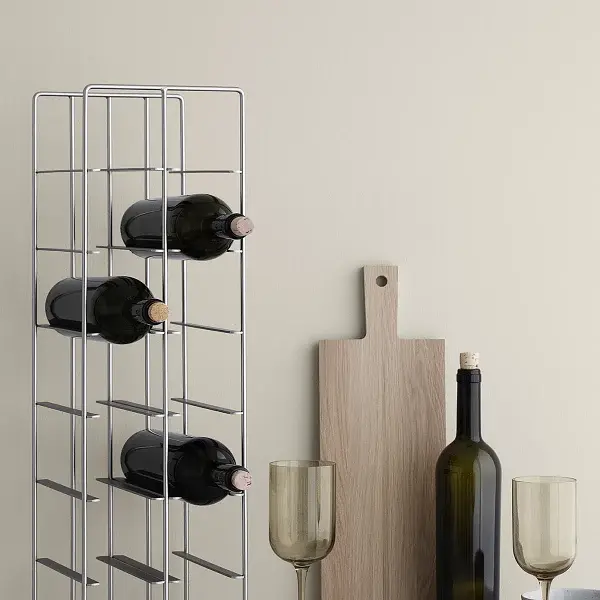 Pilare Wine Bottle Rack for 9 Bottles Moonbeam 64282 1