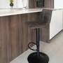 2x Barstuhl Microfaser Taupe 5