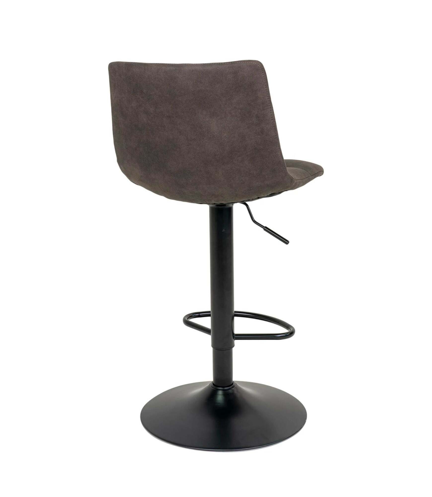 2x Barstuhl Microfaser Taupe 3