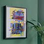 Colorful Riad Art Print Multicolored 3
