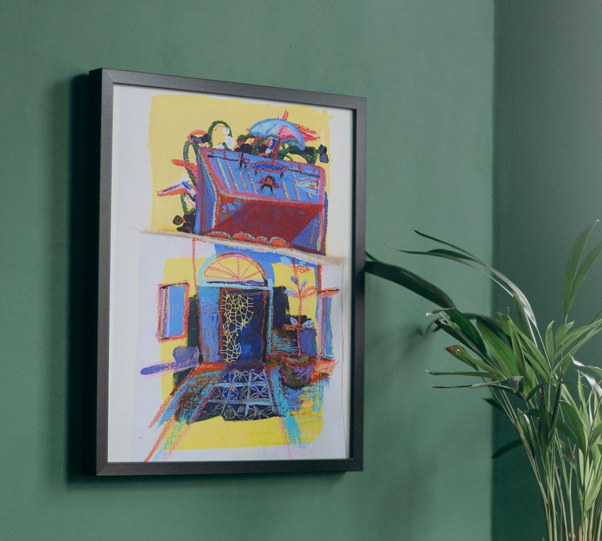 Colorful Riad Art Print Multicolored 3
