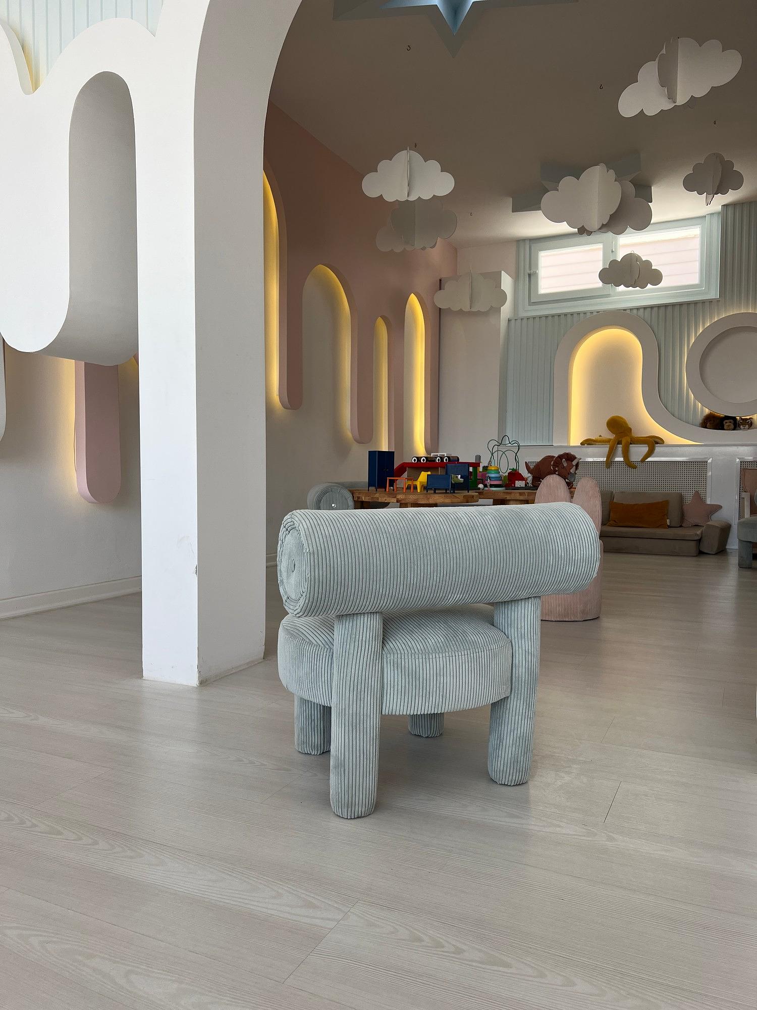 Dino Armchair Blue 2