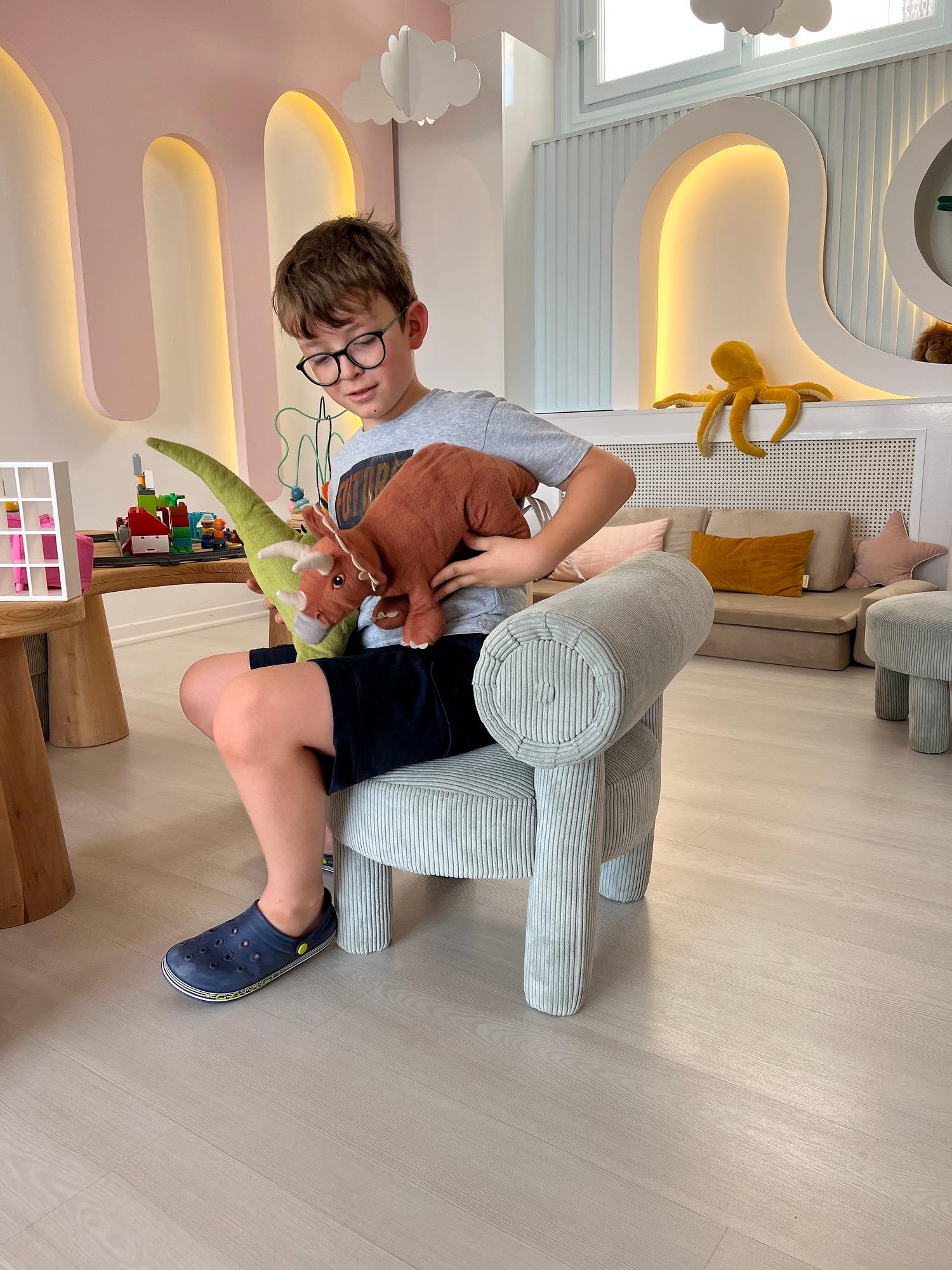 Dino Armchair Blue 3