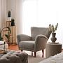 Teddy Armchair Textile Grey 1