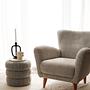 Teddy Armchair Textile Grey 0