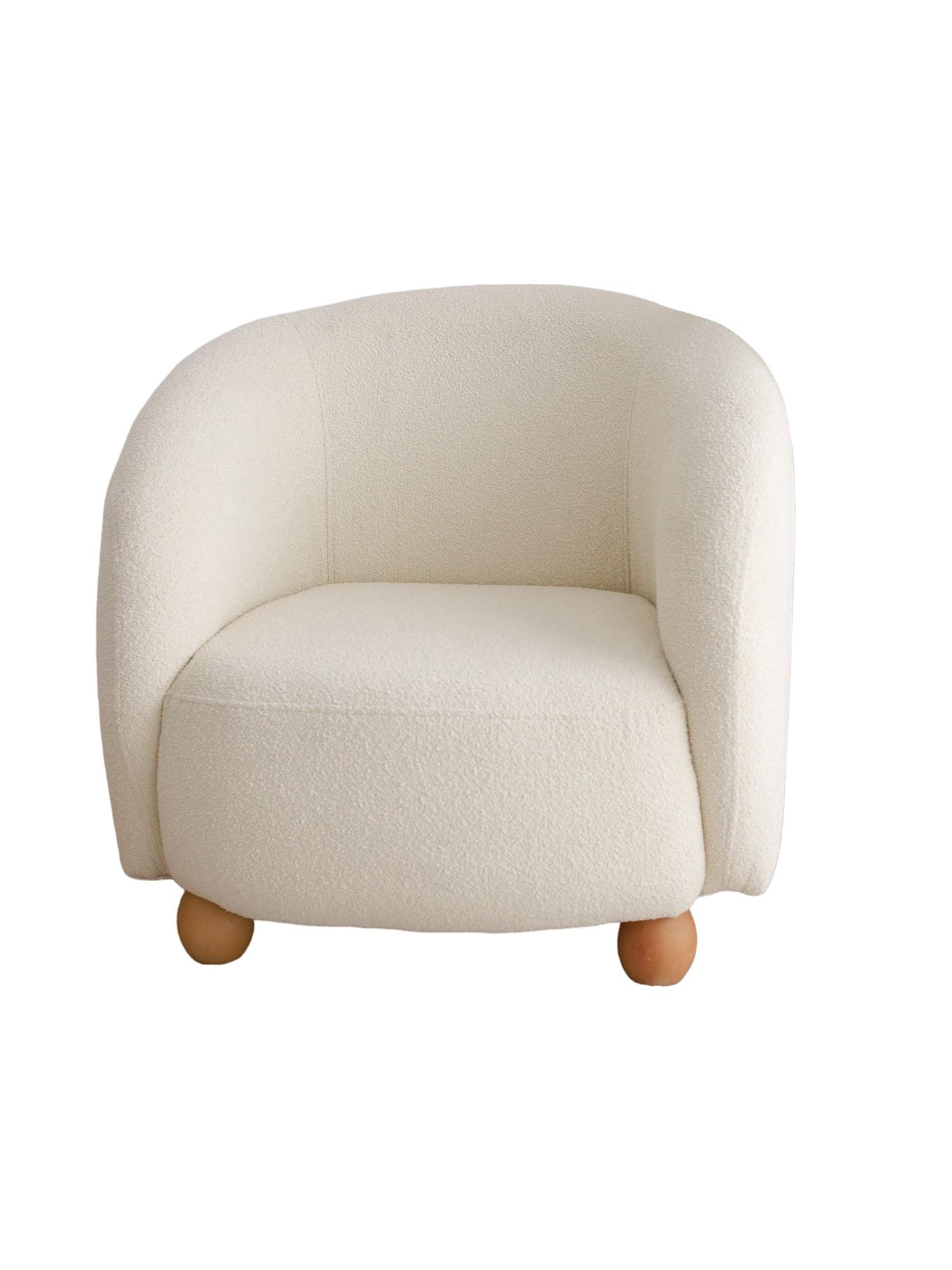 Elephant Armchair Textile White 6